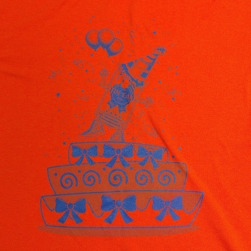 Beer tin can men's large t shirt